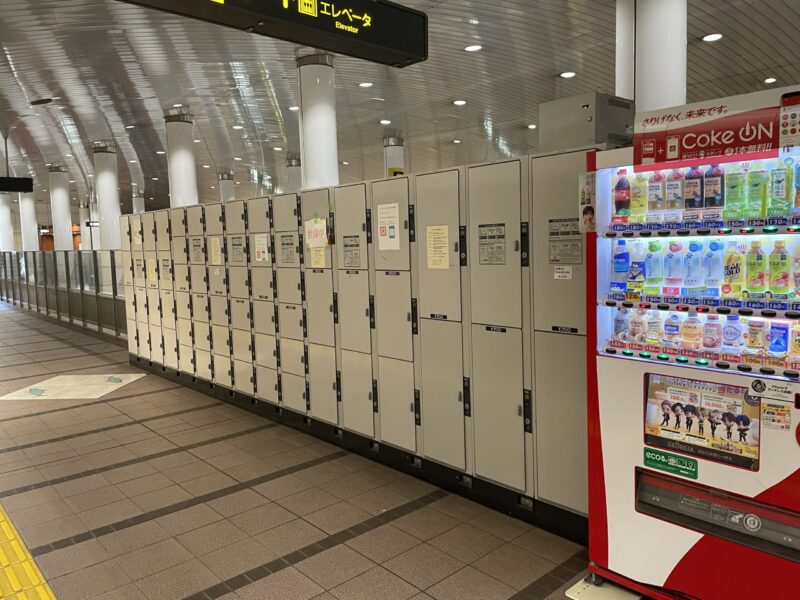 コスモスクエア駅のコインロッカー